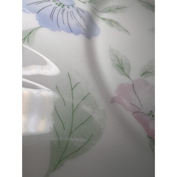 3 Vintage ArCopal France Chloe Dinner Plates Pastel Floral Flowers Blue Pink. - Picture 9 of 11